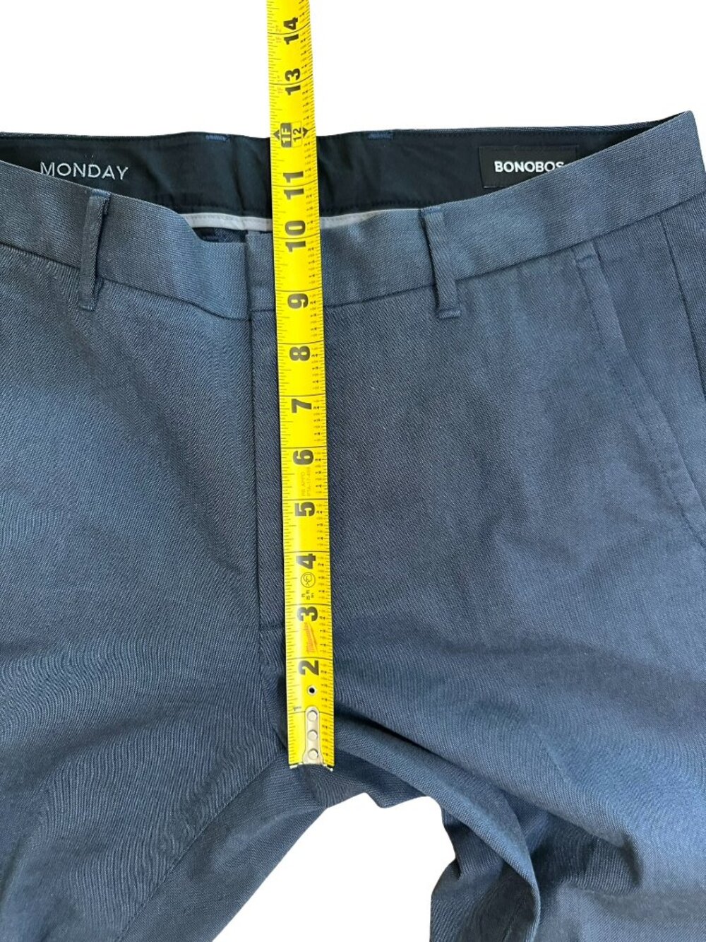 Bonobos Monday Pants Mens 31x32 Navy Straight Leg Stretch Tailored Dress Slacks - Picture 9 of 10